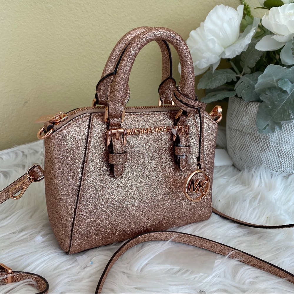 Bundle Michael Kors glitter mini Xbody & ID card - Picture 11 of 13